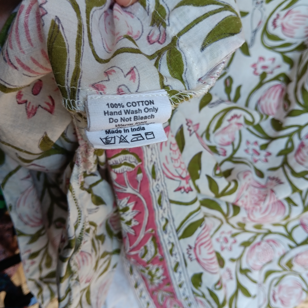Chanel Floral Pink and Green Dress - Picture 12 of 14